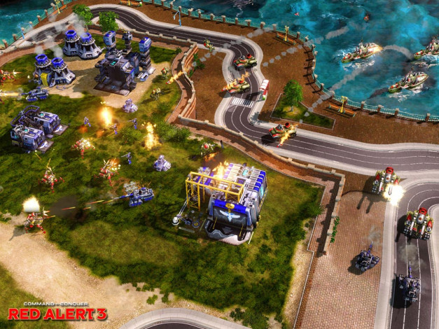 Обои картинки фото видео, игры, command, conquer, red, alert