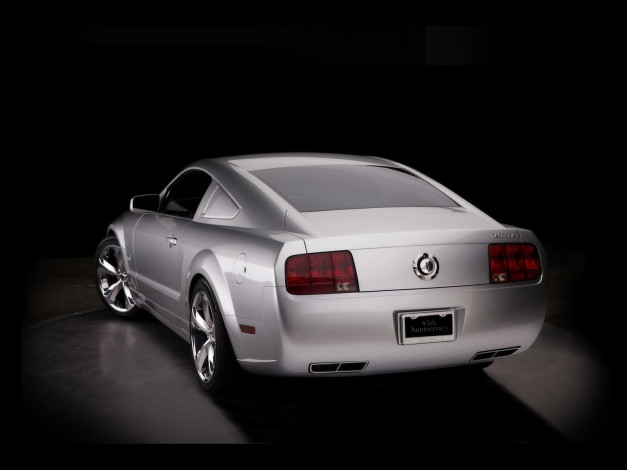 Обои картинки фото 2009, iacocca, silver, 45th, anniversary, ford, mustang, автомобили