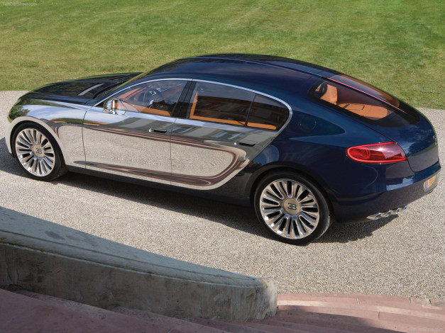 Обои картинки фото bugatti, galibier, concept, 2009, автомобили