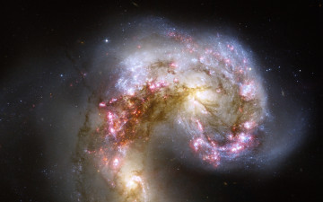 Картинка космос галактики туманности газ свет галактика облака звёзды