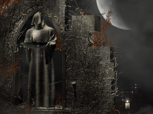 Картинка 3д графика fantasy фантазия свеча
