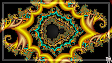 Картинка 3д графика fractal фракталы фон цвета узор