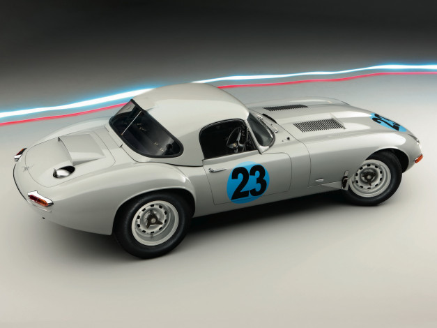 Обои картинки фото 1964, jaguar, type, lightweight, roadster, series, автомобили