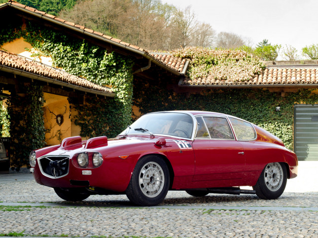 Обои картинки фото 1964, lancia, flavia, sport, corsa, 815, автомобили
