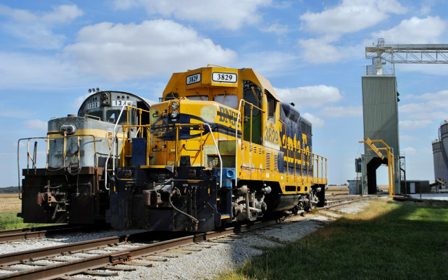 Обои картинки фото техника, локомотивы, рельсы, железная, дорога