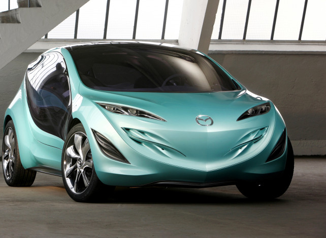 Обои картинки фото mazda kiyora concept 2008, автомобили, mazda, kiyora, concept, 2008