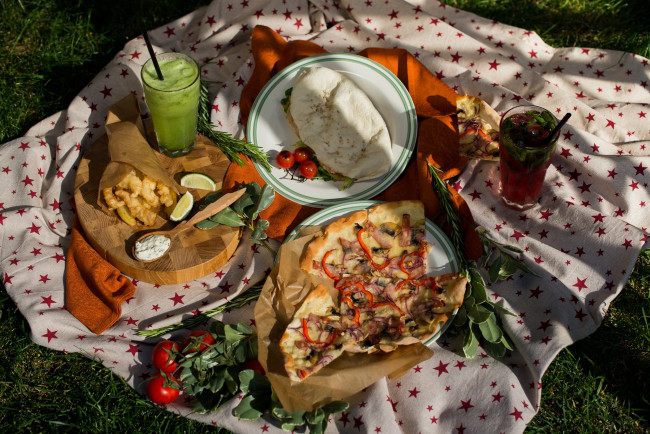 Обои картинки фото еда, разное, пикник