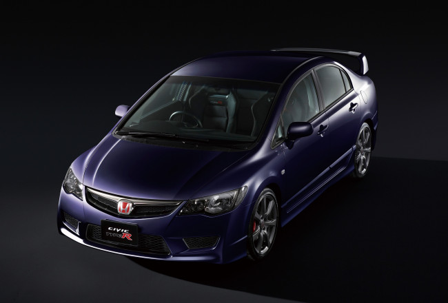 Обои картинки фото автомобили, honda, type-r, sedan, civic