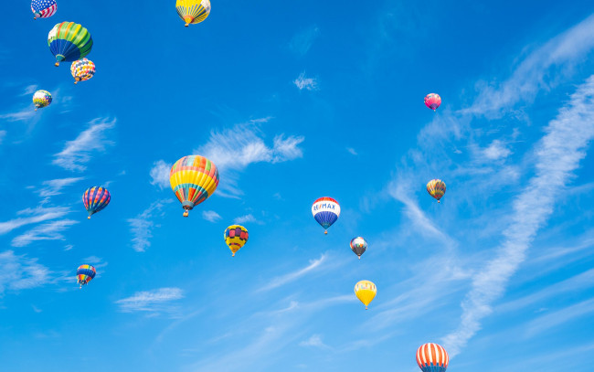 Обои картинки фото авиация, воздушные шары дирижабли, полет, воздушные, шары