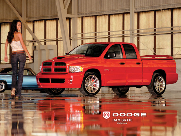 Обои картинки фото dodge, ram, автомобили, авто, девушками