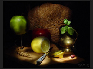Картинка анатолий кириллов натюрморт лимоном еда