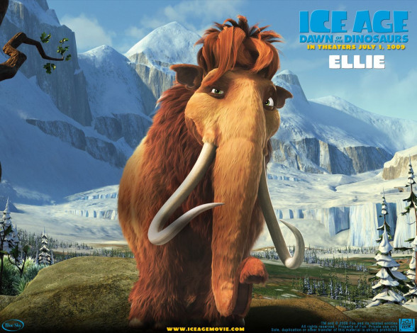 Обои картинки фото ice, age, crash, and, eddie, мультфильмы, dawn, of, the, dinosaurs