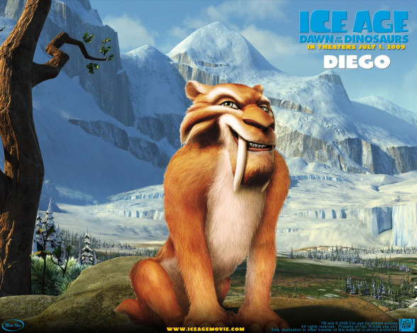 Обои картинки фото ice, age, crash, and, eddie, мультфильмы, dawn, of, the, dinosaurs