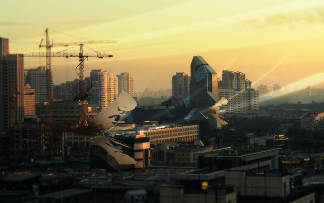 Обои картинки фото города, панорамы, москва, м.юго-западная