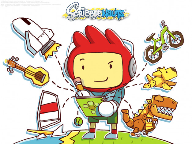 Обои картинки фото scribblenauts, видео, игры