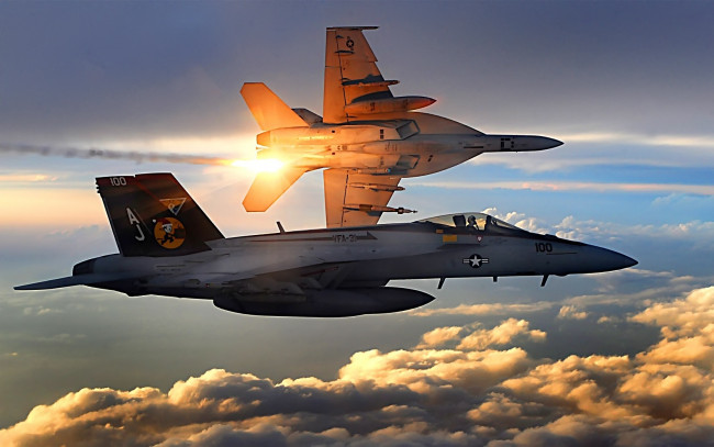 Обои картинки фото fa, 18, super, hornet, авиация, боевые, самолёты