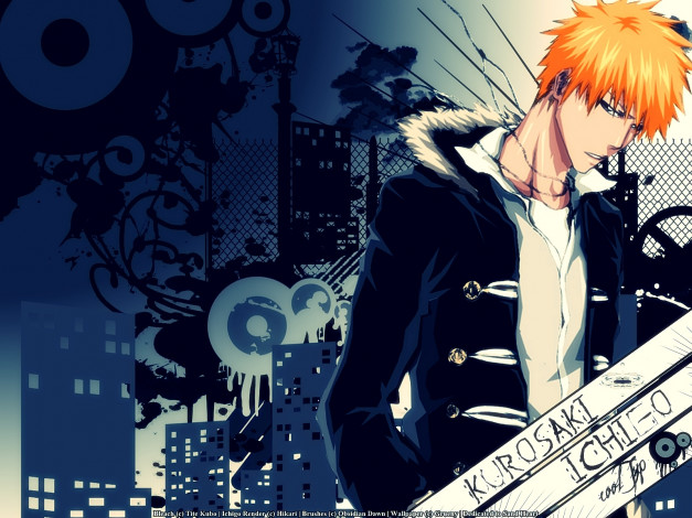 Обои картинки фото аниме, bleach