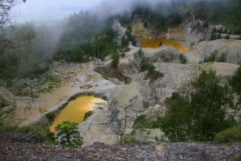 Картинка природа другое скалы озера желтая вода