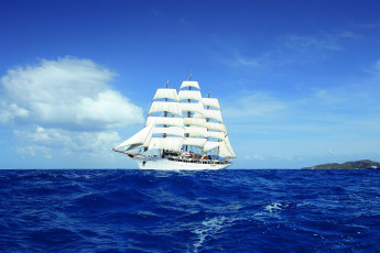 Картинка sea cloud корабли парусники парусник море