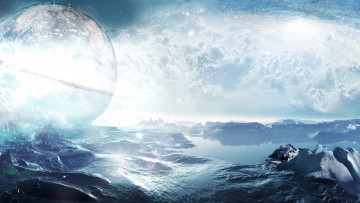 Картинка 3д графика atmosphere mood атмосфера настроения планеты поверхность