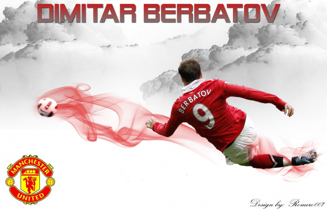 Обои картинки фото dimitar, berbatov, спорт, футбол