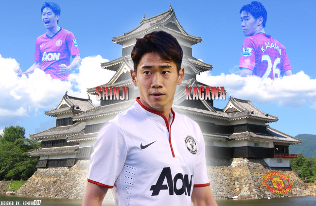 Обои картинки фото manchester, united, shinji, kagawa, спорт, футбол, игрок, клуб