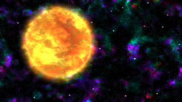 Картинка космос солнце звезды