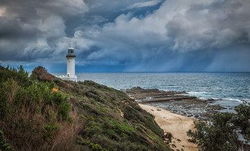Картинка природа маяки океан маяк побережье горизонт