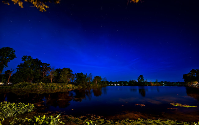 Обои картинки фото природа, реки, озера, ночь