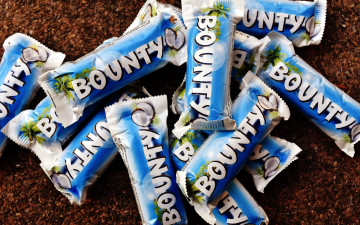 Картинка бренды bounty батончики шоколадные