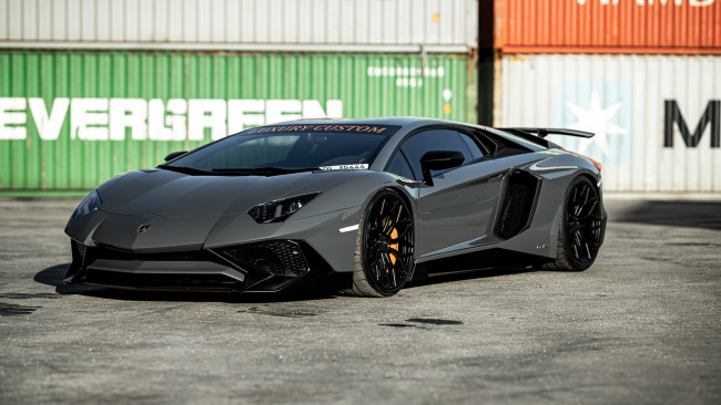 Обои картинки фото автомобили, lamborghini, aventador, sv