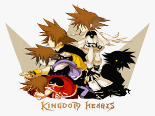 обоя аниме, kingdom, hearts