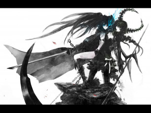 Картинка аниме black rock shooter