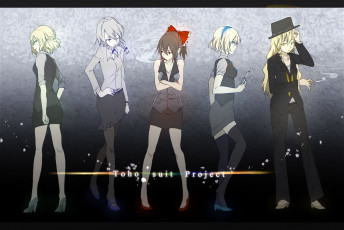 Картинка аниме touhou персонажи