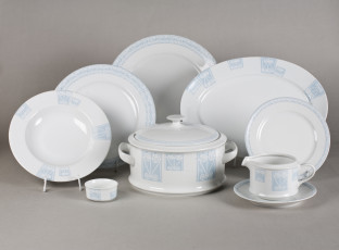 Картинка разное посуда столовые приборы кухонная утварь чашки форфло тарелки