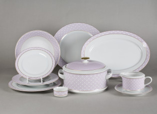 Картинка разное посуда столовые приборы кухонная утварь тарелки сервиз фарфор чашка