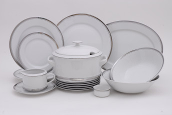 Картинка разное посуда столовые приборы кухонная утварь сервиз чашка фарфор тарелки