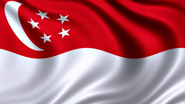 Обои картинки фото разное, флаги, гербы, флаг, сингапур, singapore