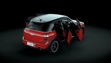 Картинка автомобили 3д flow 02 countryman mini