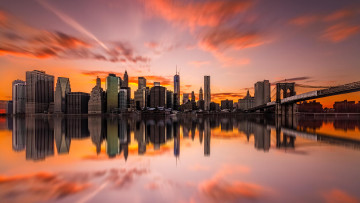 Картинка города нью-йорк+ сша здания небоскребы город usa nyc нью-йорк