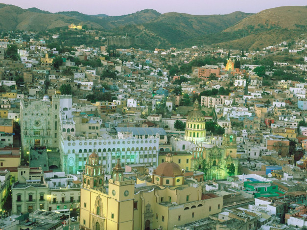 Обои картинки фото guanajuato, mexico, города, панорамы