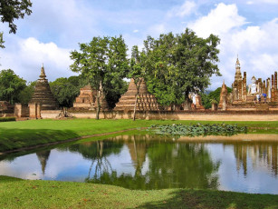 Картинка sukhothai thailand города исторические архитектурные памятники