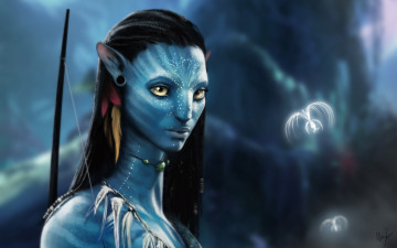 Картинка фэнтези существа avatar neytiri