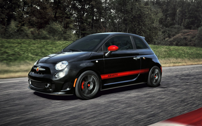 Обои картинки фото fiat, 500, abarth, 2012, автомобили