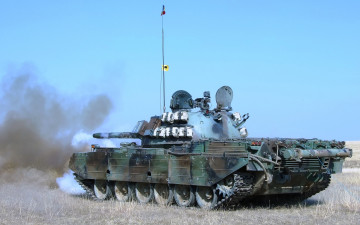 Картинка техника военная выстрел танк