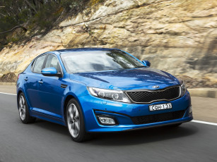 Картинка автомобили kia 2013 au-spec optima синий