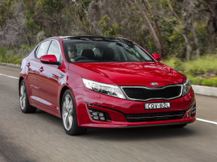 Картинка автомобили kia красный 2013 au-spec optima