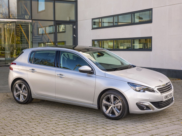 Обои картинки фото автомобили, peugeot, 308, 2013, uk-spec