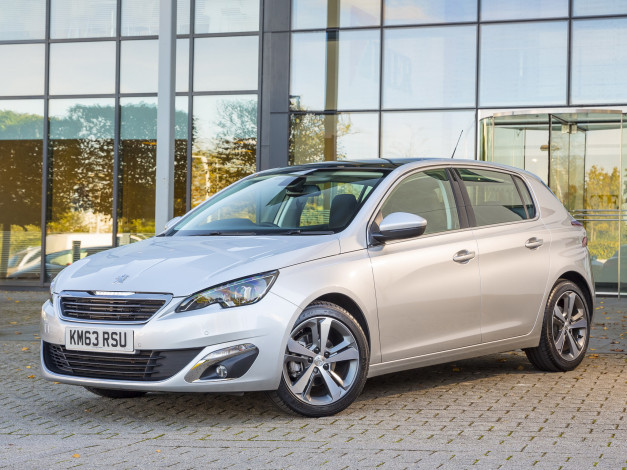 Обои картинки фото автомобили, peugeot, 308, 2013, uk-spec