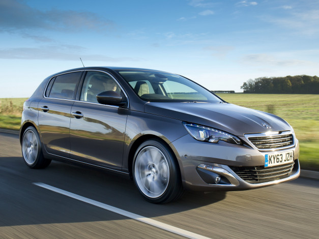 Обои картинки фото автомобили, peugeot, 308, uk-spec, 2013